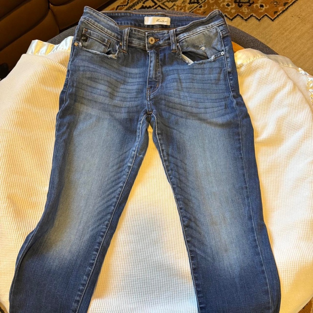 KanCan Women's Blue and Navy Jeans